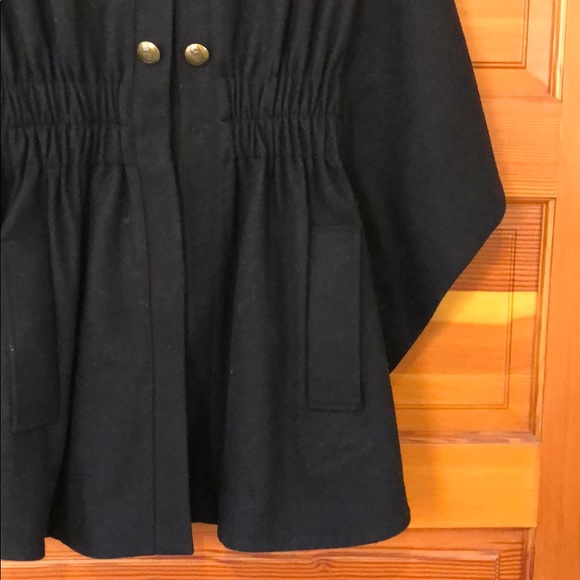 New vintage Juicy Couture wool military cape capelet poncho shawl jacket coat - Picture 11 of 14